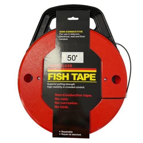 Sam Rock 0305FAH Fish Tape Fibreglass 15metre (With winder case)