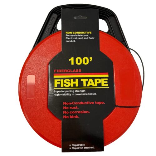 Sam Rock 0310FAH Fish Tape Fibreglass 30metre (With winder case)