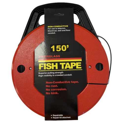 Sam Rock 0315FAH Fish Tape Fibreglass 45metre (With winder case)