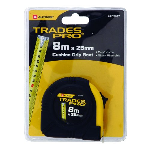 8M x 25mm Metric Steel Tape Measure