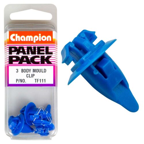 Champion Body Mould Clip Blue 17mm(L) 17mm(HD) 3pk