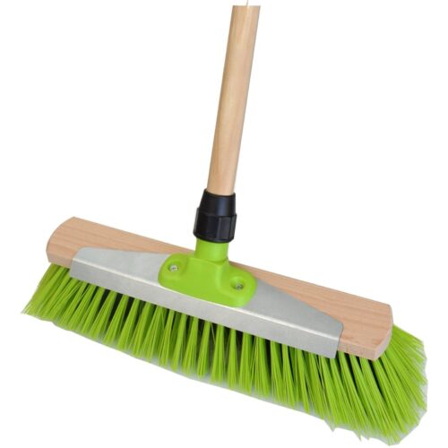 Freund Garden Yard Broom with Scraper 460mm x 140mm