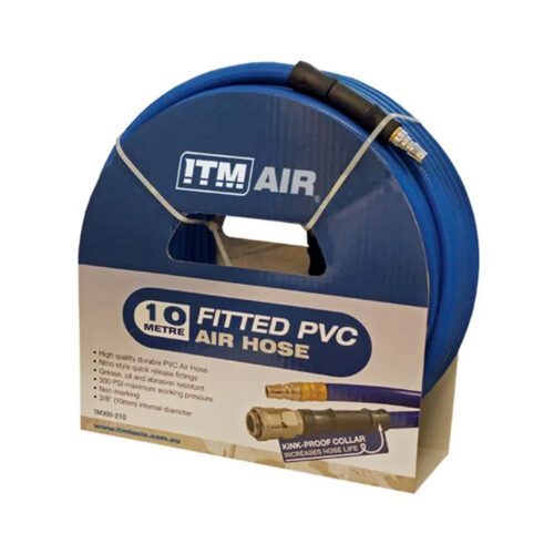 ITM Air Hose 10mm(3/8in) x 20M PVC Air Hose w/ Couplers