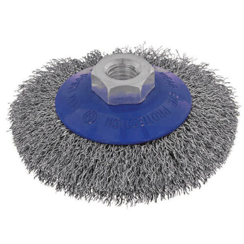ITM Crimp Wire Bevel Brush Steel 100mm