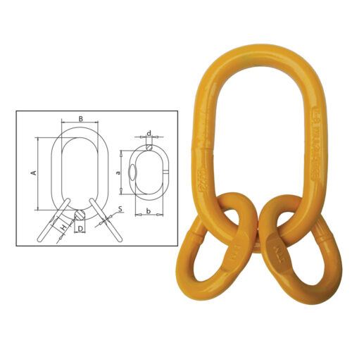 ITM G80 Recessed Enlarged Multi-Leg Master Link-13-16mmChain