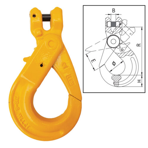 ITM G80 Clevis Self Locking Hook-22mm Chain