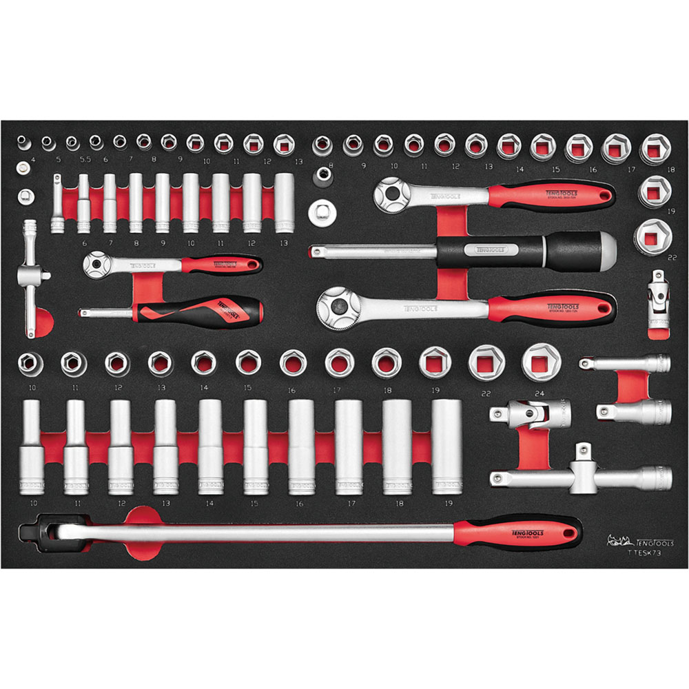 Teng 73pc 1/4in