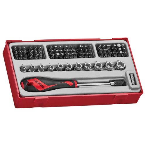 Teng 76pc MD Bits & Socket Set - TC-Tray