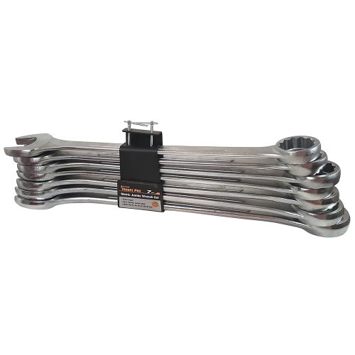 7pc Metric Jumbo Ring and Open End Spanner Set