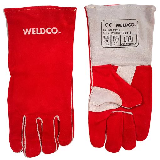 Weldco Premium Welding Gloves – RED