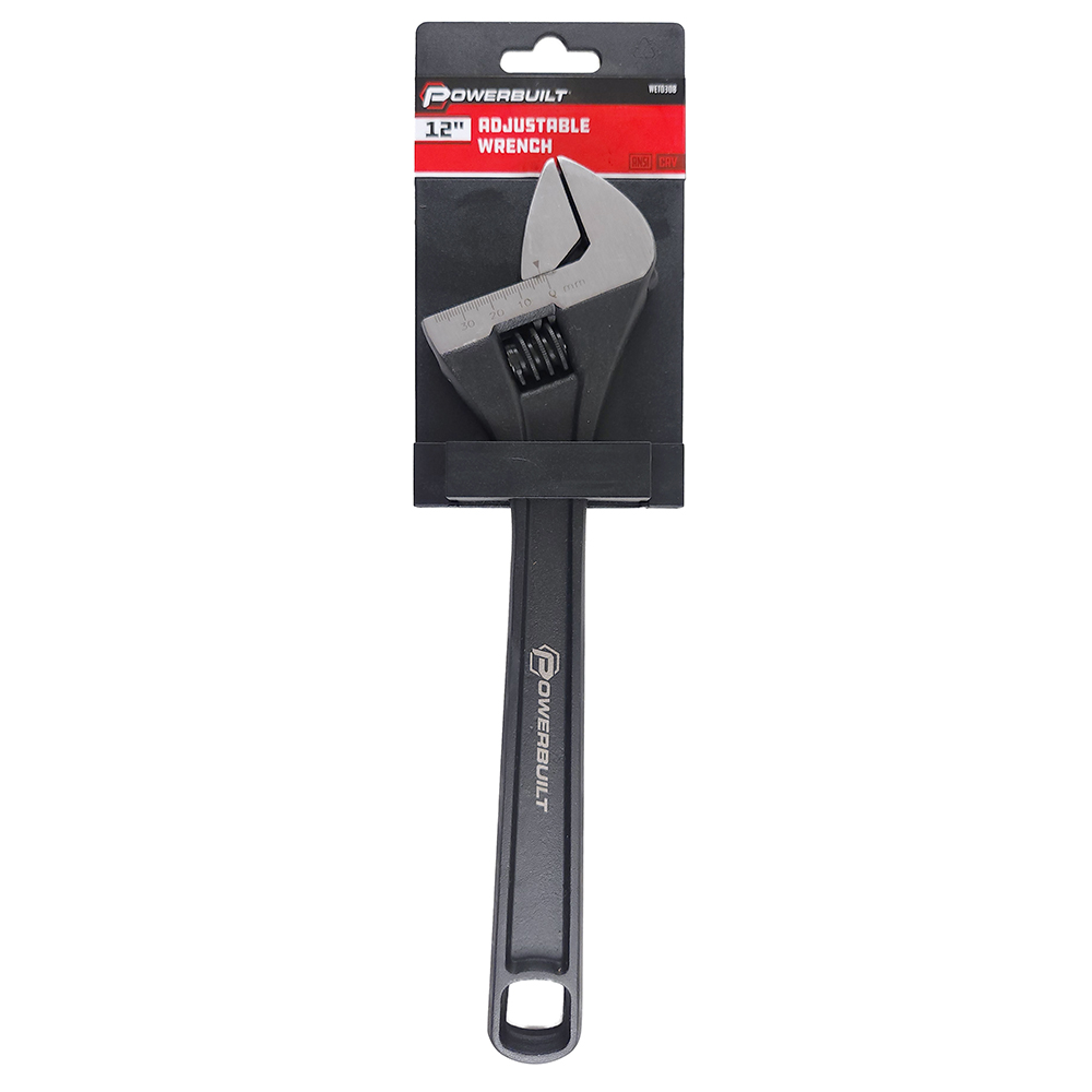 305mm/12" Adjustable Wrench - Black Finish
