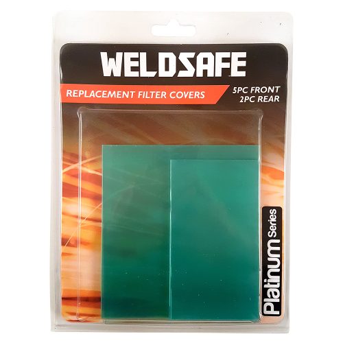 Welding Helmet Replacement Filter Covers Set - Platinum