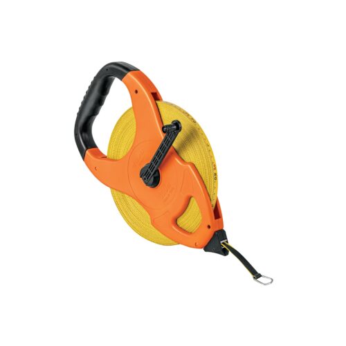 Truper Tape Measure Fibreglass Open Case - Metric/English 100m